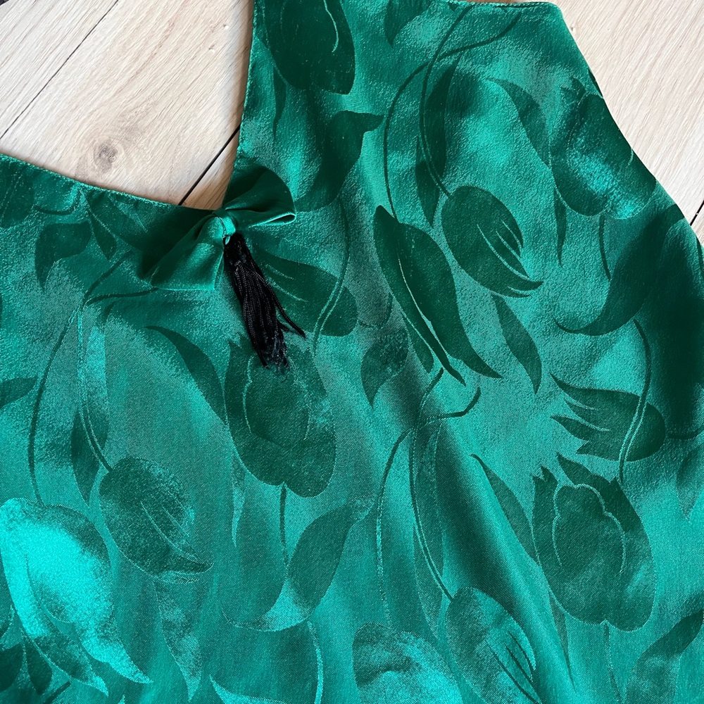 Victoria's Secret Emerald Green Satin Dress - Picture 4 of 5